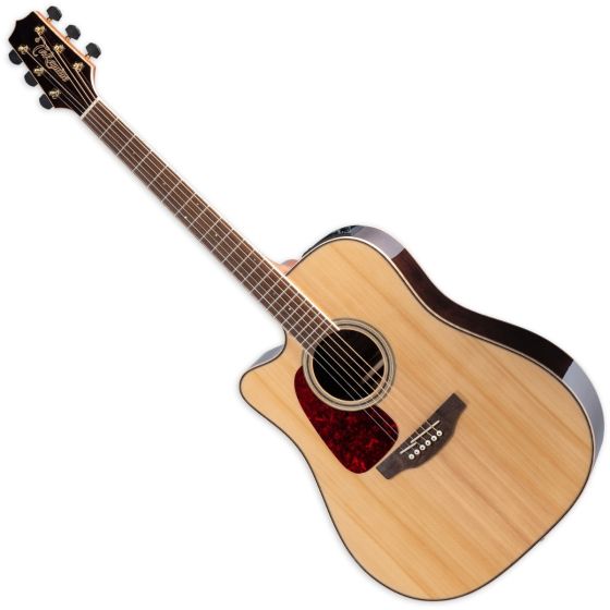 Takamine GD93CE Acoustic Electric Lefty Guitar Natural Finish sku number TAKGD93CELHNAT