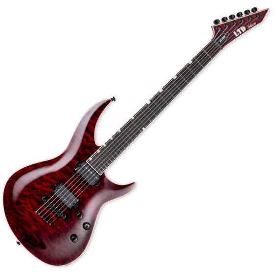 ESP LTD H3-1000QM Guitar See Through Black Cherry sku number LH31000QMSTBC