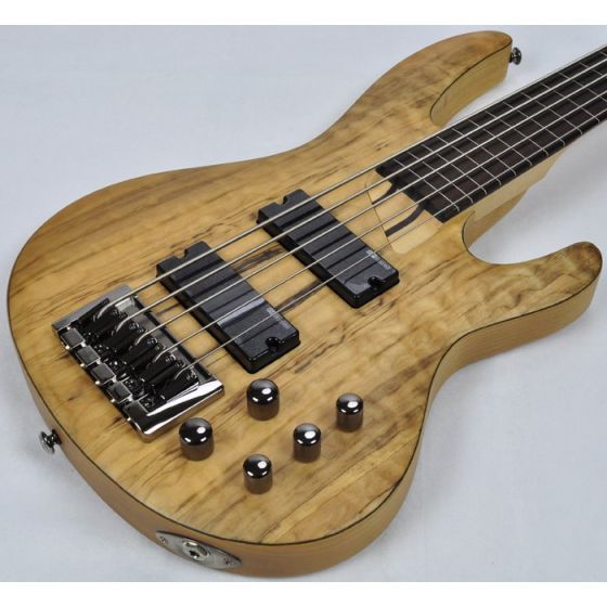 Esp Ltd B Sm Fretless Electric Bass In Natural Satin B Stock