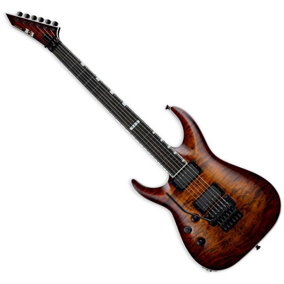 ESP E-II Horizon FR-II Tiger Eye Sunburst Lefty Guitar sku number EIIHORFRIITESBLH