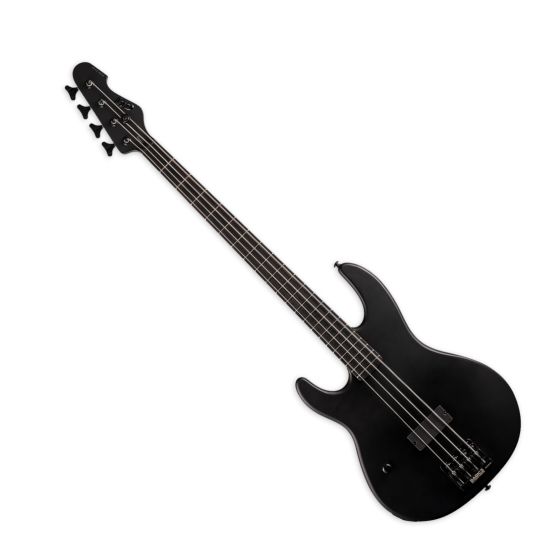 ESP LTD AP-4 Black Metal Lefty Bass B-Stock sku number LAP4BKMBLKSLH-B