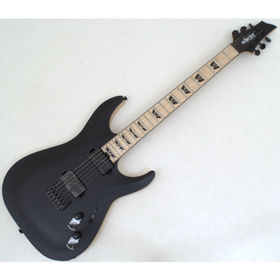 Schecter C-1 SLS Custom Guitar Satin Black B-Stock 1809 sku number SCHECTER1382-B1809