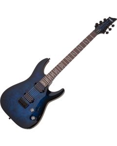 Schecter Omen Elite-6 Electric Guitar See-Thru Blue Burst sku number SCHECTER2452