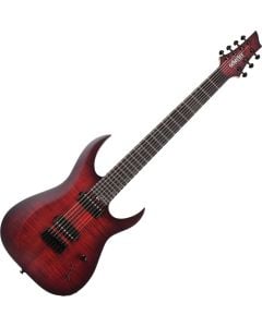 Schecter Sunset-7 Extreme Electric Guitar Scarlet Burst sku number SCHECTER2573