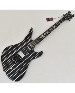 Schecter Synyster Custom-S Guitar Gloss Black Silver Pin Stripes B-Stock 0530 sku number SCHECTER1741-B0530