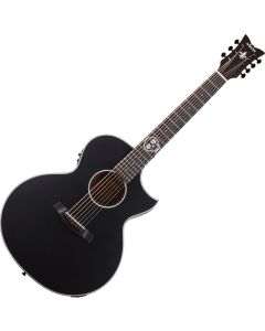 Schecter Regulo Caro-7 Acoustic Electric Guitar Satin Black sku number SCHECTER3719