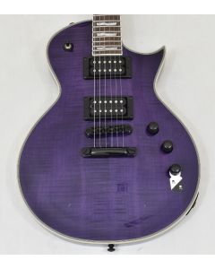 ESP LTD EC-1000 Guitar See Thru Purple B-Stock sku number LEC1000FMSTP-B