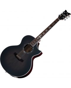 Schecter Signature Synyster Gates SYN GA SC Acoustic Electric Guitar in Trans Black Burst Satin Finish sku number SCHECTER3701