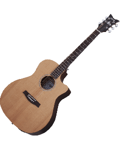 Schecter Deluxe Acoustic Guitar in Natural Satin Finish sku number SCHECTER3715