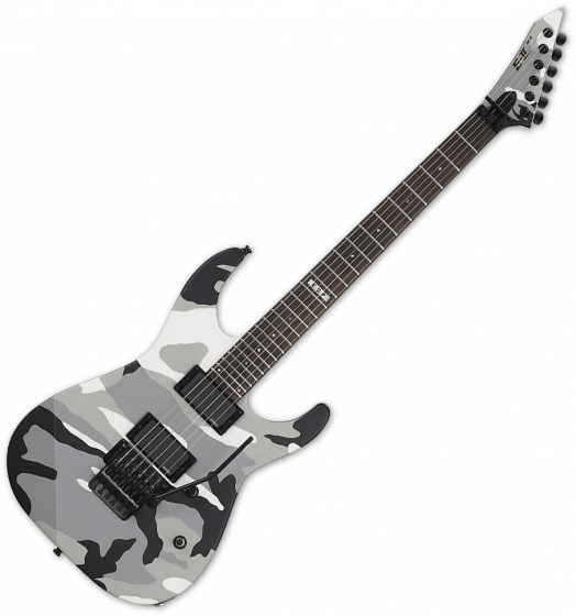 Esp E Ii M Ii Neck Thru Electric Guitar Urban Camo Eiimiintuc Stud