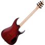 Schecter Sunset-6 Extreme Lefty Guitar Scarlet Burst sku number SCHECTER2576