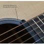 Ibanez AAD400CELGS Advanced Acoustic Guitar Natural Gloss sku number AAD400CELGS