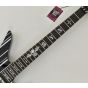 Schecter Synyster Custom-S Guitar Gloss Black Silver Pin Stripes B-Stock 0530 sku number SCHECTER1741-B0530